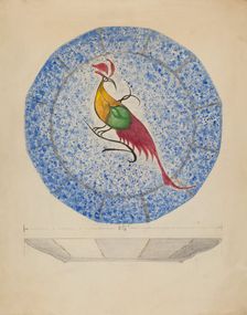 Plate, c. 1936. Creator: Albert Eyth