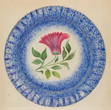 Plate, c. 1936. Creator: Albert Eyth