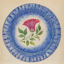 Plate, c. 1936. Creator: Albert Eyth
