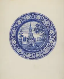 Plate, c. 1936. Creator: Florian Rokita