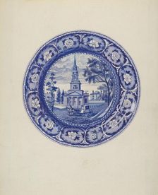 Plate, c. 1936. Creator: Florian Rokita