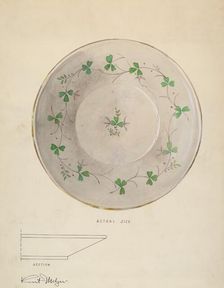 Plate, c. 1936. Creator: Kurt Melzer