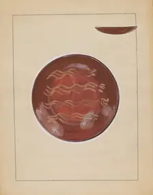 Plate, c. 1936. Creator: John Dana