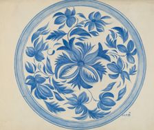 Plate, c. 1936. Creator: Margaret Stottlemeyer