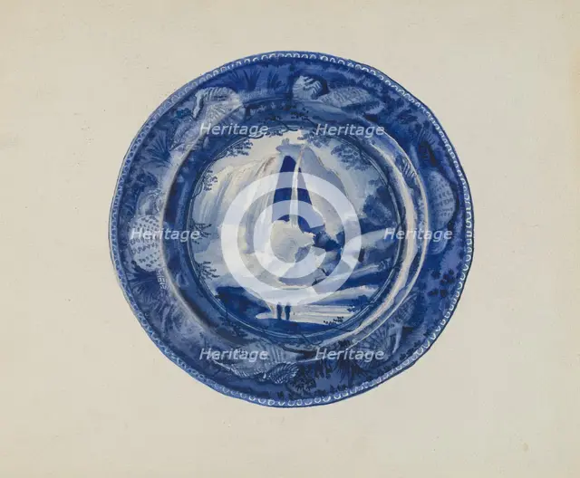 Plate, c. 1936. Creator: William Kerby.