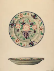 Plate, c. 1938. Creator: Byron Dingman