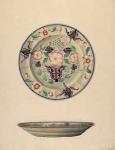 Plate, c. 1938. Creator: Byron Dingman