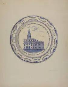 Plate, c. 1938. Creator: John Koehl