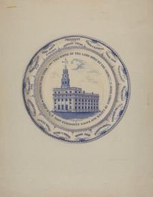 Plate, c. 1938. Creator: John Koehl