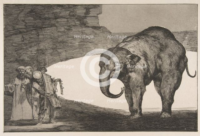 Plate C from the 'Disparates': Animal Folly, ca. 1816-23 (published before 1877). Creator: Francisco Goya.