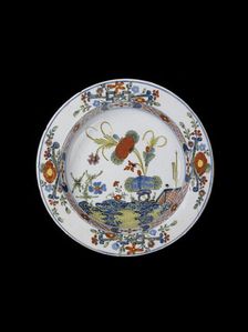 Plate, c1765-1800. Artist: Ferniani Factory