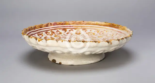 Plate, Gubbio, c.1500/50. Creator: Unknown.