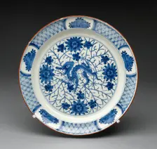 Plate, Delft, c. 1700. Creator: De Griekesche A