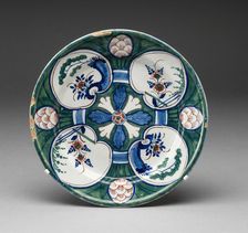 Plate, Delft, c. 1700/25. Creator: Augusteyne Reygensburgh