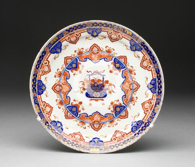 Plate, Delft, c. 1700/25. Creator: De Griekesche A.