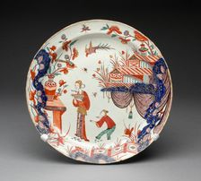 Plate, Delft, c. 1710/20. Creator: De Griekesche A