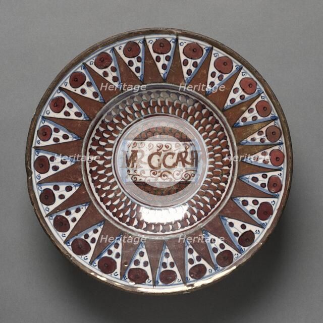 Plate, early 1500s. Creator: Unknown.