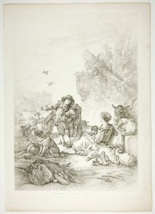 Plate Eleven of 38 from Oeuvres de J. B. Huet, 1796–99. Creator: Jean Baptiste Marie Huet