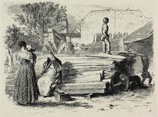 Plate four, from Radierversuche, 1844. Creator: Adolph Menzel