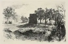 Plate five, from Radierversuche, 1843, published 1844. Creator: Adolph Menzel