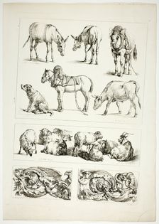 Plate fifteen of 38 from Oeuvres de J. B. Huet, 1796–99. Creator: Jean Baptiste Marie Huet
