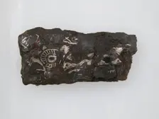 Plate Fragment of a Belt Buckle, Frankish, 4th-7th century. Creator: Unknown