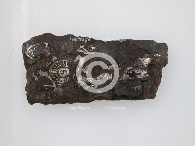 Plate Fragment of a Belt Buckle, Frankish, 4th-7th century. Creator: Unknown.