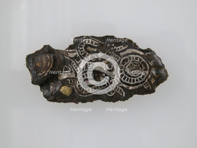 Plate Fragment of a Belt Buckle, Frankish, 4th-7th century. Creator: Unknown.