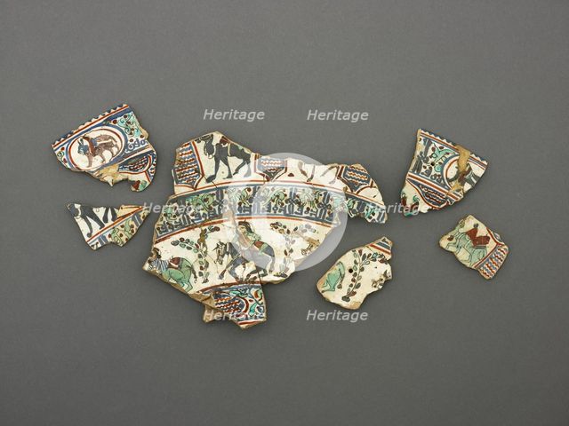 Plate (fragment), Late 12th/early 13th century. Creator: Unknown.