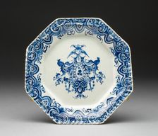 Plate, France, 19th or 20th century. Creator: Delftware