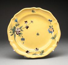 Plate, France, c. 1780. Creator: Unknown