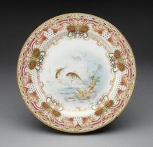 Plate, France, c. 1900. Creator: Théodore Haviland