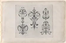 Plate from the Print Series Grateske voer golt smeden Schrijnwerkers Ende andere..., ca. 1610-1630. Creator: Meinert Gelijs
