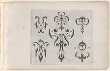 Plate from the Print Series Grateske voer golt smeden Schrijnwerkers Ende andere..., ca. 1610-1630. Creator: Meinert Gelijs