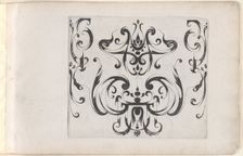 Plate from the Print Series Grateske voer golt smeden Schrijnwerkers Ende andere..., ca. 1610-1630. Creator: Meinert Gelijs