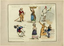 Plate from Illustrations to Popular Songs, 1822. Creator: Henry Thomas Alken