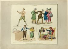 Plate from Illustrations to Popular Songs, 1822. Creator: Henry Thomas Alken