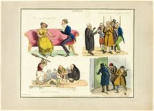 Plate from Illustrations to Popular Songs, 1822. Creator: Henry Thomas Alken