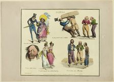 Plate from Illustrations to Popular Songs, 1822. Creator: Henry Thomas Alken