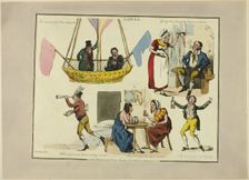 Plate from Illustrations to Popular Songs, 1822. Creator: Henry Thomas Alken