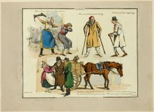Plate from Illustrations to Popular Songs, 1822. Creator: Henry Thomas Alken