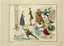 Plate from Illustrations to Popular Songs, 1822. Creator: Henry Thomas Alken