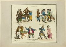 Plate from Illustrations to Popular Songs, 1822. Creator: Henry Thomas Alken