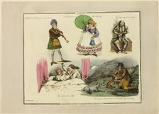 Plate from Illustrations to Popular Songs, 1822. Creator: Henry Thomas Alken