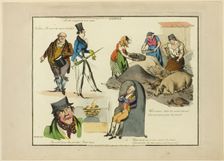 Plate from Illustrations to Popular Songs, 1822. Creator: Henry Thomas Alken