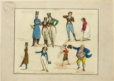 Plate from Illustrations to Popular Songs, 1822. Creator: Henry Thomas Alken