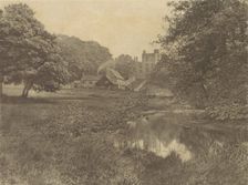 [Plate from Izaak Walton's The Compleat Angler], 1880s, printed 1888., 1880s, printed 1888. Creator: George Bankart
