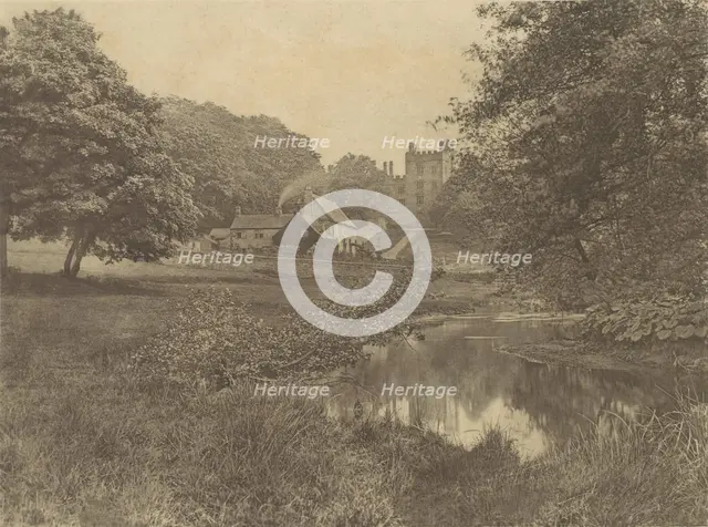[Plate from Izaak Walton's The Compleat Angler], 1880s, printed 1888., 1880s, printed 1888. Creator: George Bankart.