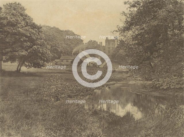 [Plate from Izaak Walton's The Compleat Angler], 1880s, printed 1888., 1880s, printed 1888. Creator: George Bankart.
