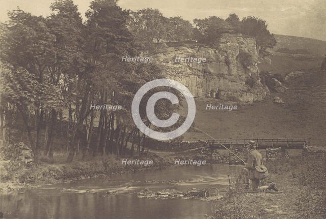 [Plate from Izaak Walton's The Compleat Angler], 1880s, printed 1888., 1880s, printed 1888. Creator: George Bankart.